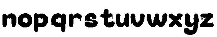 Icy Bubbles Regular Font LOWERCASE