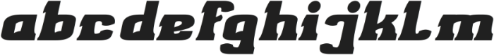 ICEBERG Bold Italic otf (700) Font LOWERCASE