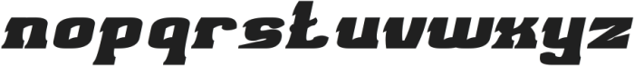 ICEBERG Bold Italic otf (700) Font LOWERCASE