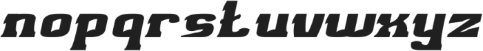 ICEBERG Italic otf (400) Font LOWERCASE