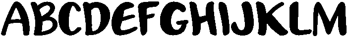 Ice cream Regular otf (400) Font UPPERCASE