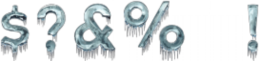 IceCold1 Regular1 otf (400) Font OTHER CHARS