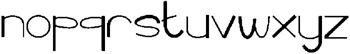 Icekream Regular otf (400) Font LOWERCASE
