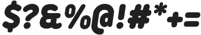 Iconic Extrabold Italic otf (700) Font OTHER CHARS