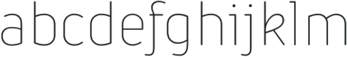 Iconic Extralight otf (200) Font LOWERCASE