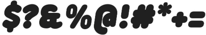 Iconic Heavy Italic otf (800) Font OTHER CHARS