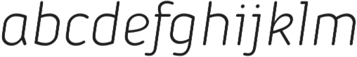 Iconic Light Italic otf (300) Font LOWERCASE