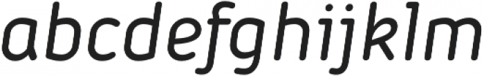 Iconic Medium Italic otf (500) Font LOWERCASE