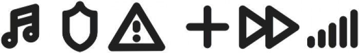 Iconic Pictograms otf (700) Font OTHER CHARS