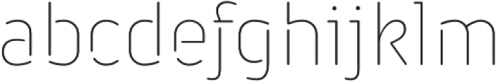 Iconic Stencil Extralight otf (200) Font LOWERCASE