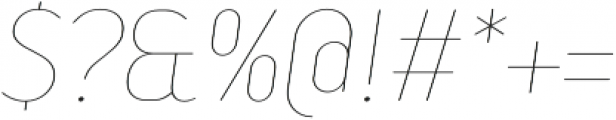 Iconic Thin Italic otf (100) Font OTHER CHARS