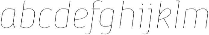 Iconic Thin Italic otf (100) Font LOWERCASE