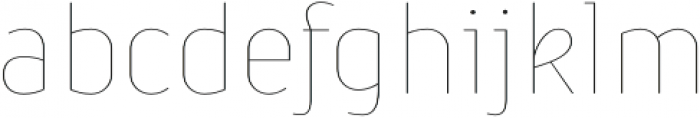 Iconic Thin otf (100) Font LOWERCASE