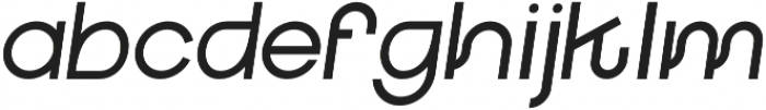 Iconiqu Sans Black Italic otf (900) Font LOWERCASE