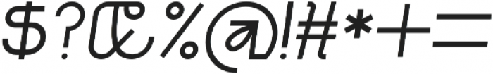 Iconiqu Sans Bold Italic otf (700) Font OTHER CHARS