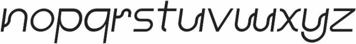 Iconiqu Sans Bold Italic otf (700) Font LOWERCASE