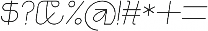 Iconiqu Sans Light Italic otf (300) Font OTHER CHARS