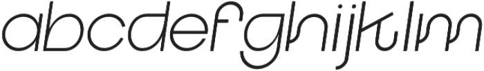 Iconiqu Sans Medium Italic otf (500) Font LOWERCASE