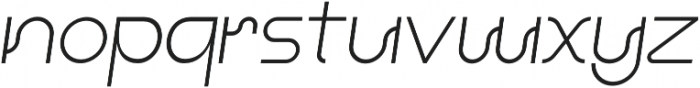 Iconiqu Sans Medium Italic otf (500) Font LOWERCASE