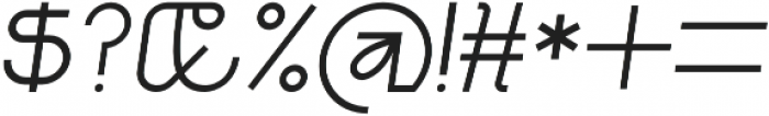 Iconiqu Sans SemiBold Italic otf (600) Font OTHER CHARS