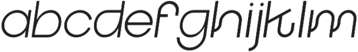 Iconiqu Sans SemiBold Italic otf (600) Font LOWERCASE