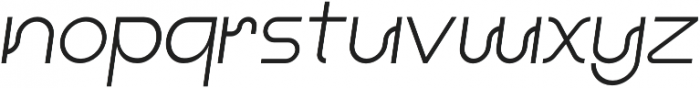 Iconiqu Sans SemiBold Italic otf (600) Font LOWERCASE