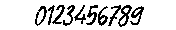ICHIBAN BRUSH Font OTHER CHARS