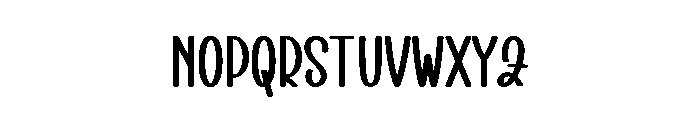 Ice Cream1 Font LOWERCASE