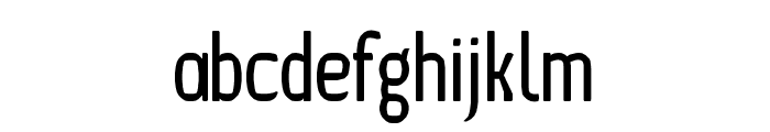 Ice Sans Compressed Regular Font LOWERCASE