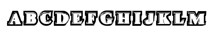 Icebox Art Staggered Regular Font LOWERCASE