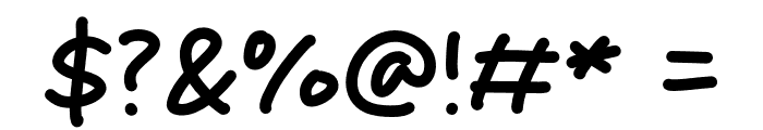 Iced Cholate Font OTHER CHARS