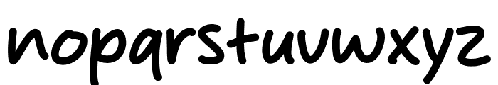 Iced Cholate Font LOWERCASE