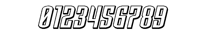 Icewave 3D Italic Font OTHER CHARS