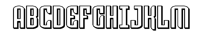 Icewave 3D Font UPPERCASE