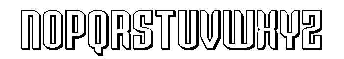 Icewave 3D Font LOWERCASE