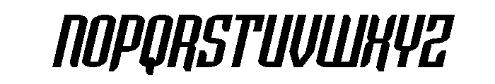 Icewave Compact Italic Font UPPERCASE