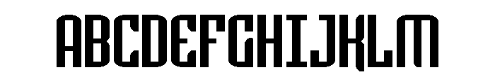 Icewave Compact Font UPPERCASE