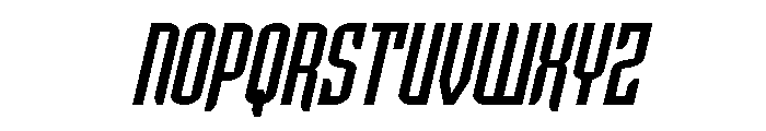 Icewave Condensed Italic Font UPPERCASE