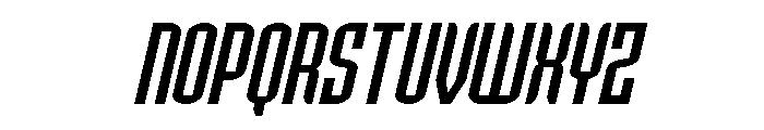 Icewave Condensed Italic Font LOWERCASE