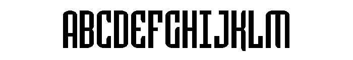 Icewave Condensed Font UPPERCASE
