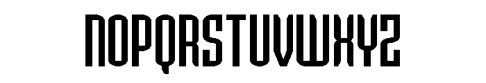 Icewave Condensed Font LOWERCASE