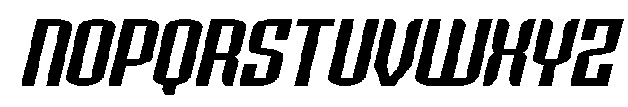 Icewave Expanded Italic Font LOWERCASE