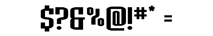 Icewave Expanded Font OTHER CHARS