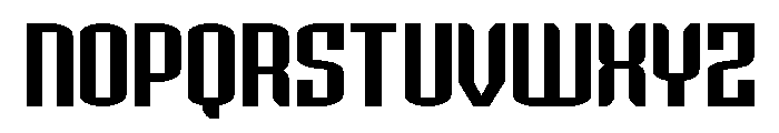Icewave Expanded Font LOWERCASE