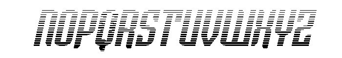 Icewave Gradient Italic Font UPPERCASE
