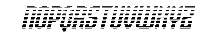 Icewave Gradient Italic Font LOWERCASE