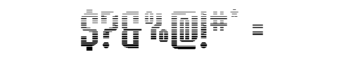 Icewave Gradient Font OTHER CHARS