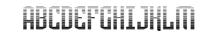 Icewave Gradient Font UPPERCASE