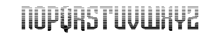 Icewave Gradient Font UPPERCASE