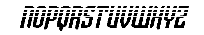 Icewave Halftone Italic Font UPPERCASE